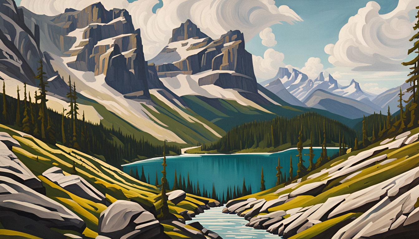 Natures lead calgary artist crampon jon creative direction design hike hubris illustration landescapes landscapes mountain culture mountains myth rawlyk rawlyk design rawlyk illustration tell stories thewayfindercompany yyc art