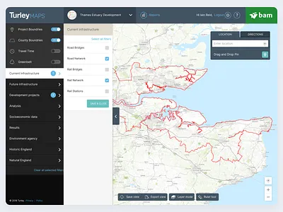 Turley Maps maps ui web