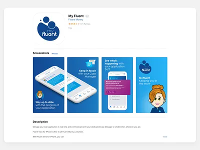MyFluent App mobile myfluent ui