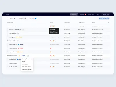 FinTech Product fintech ui web