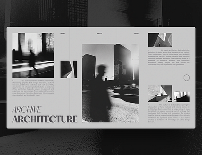 Archive Architecture architecture figma graphic design ui ux web desgin webflow