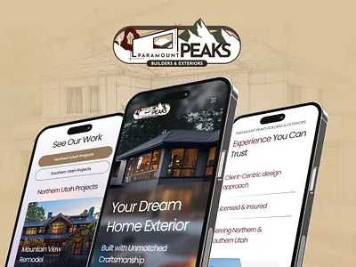 Utah’s Trusted Exterior Remodeler b2b website b2c website building services business website construction exterior interior landing page remodelling ui design ux design