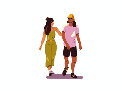 CREATE Me ambiant character design fagostudio illustration people texture