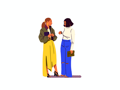 CREATE Me ambiant character design fagostudio fashion illustration people street texture women