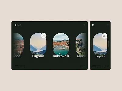 Layout Inspiration carousel clean design minimal modern simple slider travel ui ux web web design