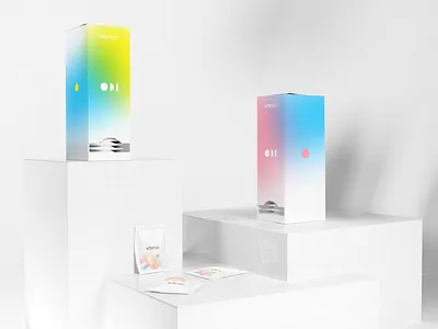 Nutrify box brand brandidentity branding design gradient graphic design identity logo logomachine logotype nature package vitamins