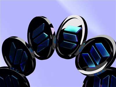 Coins 3D Animation 3d animation coins memecoins motion graphics solana