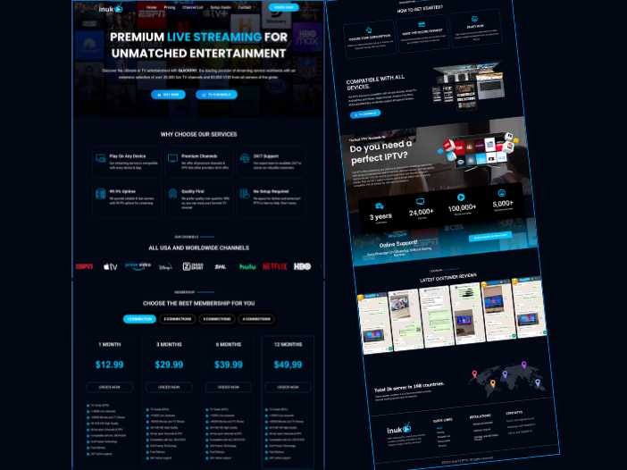 iptv template website iptv iptv site iptv store iptv template iptv webbsite