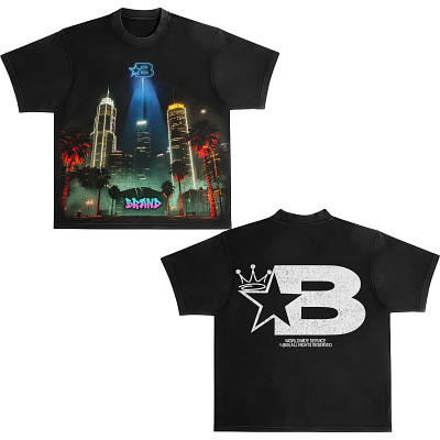 Streetwear brand design hip hop