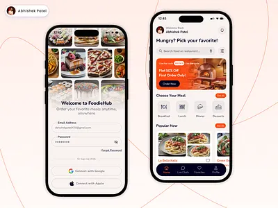 Food Delivery App Design Concept appdesign appinterface cleanui deliveryapp designinspiration dribbbleshots figmadesign foodappdesign fooddeliveryapp foodui minimaldesign mobileappdesign mobileappui mobileux productdesign uidaily uidesign userinterface uxdesign uxuidesign