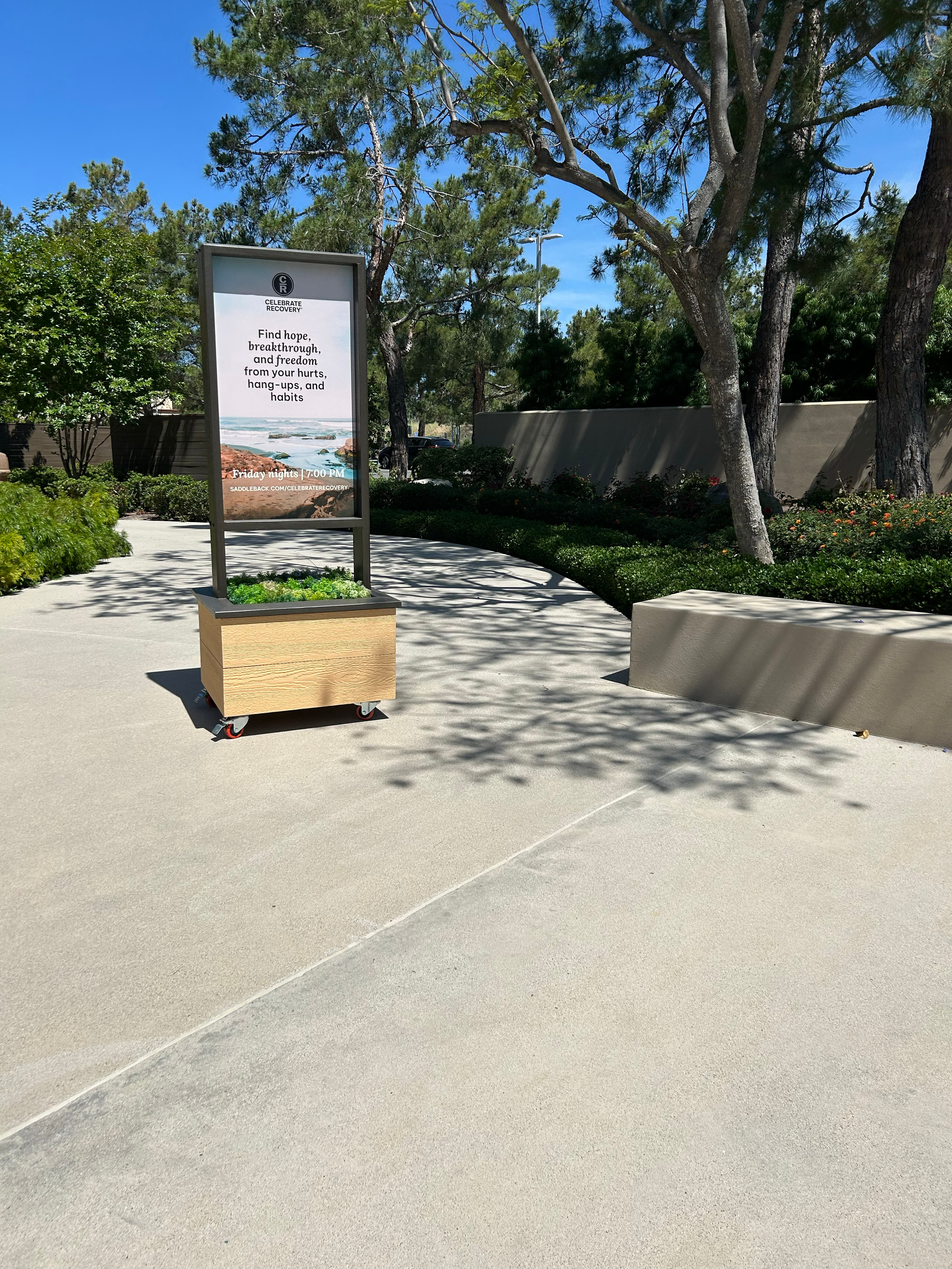 Celebrate Recovery Promotional Sign