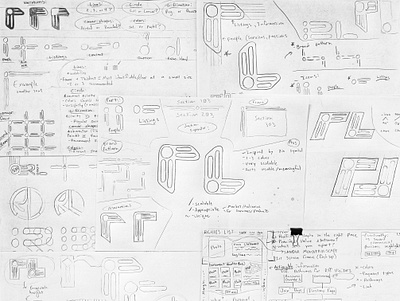Richies List - Concept Sketches brand design branding design graphic design icon illustration logo logo icon logo mark logomark mark process sketch sketches vector wip work in progress