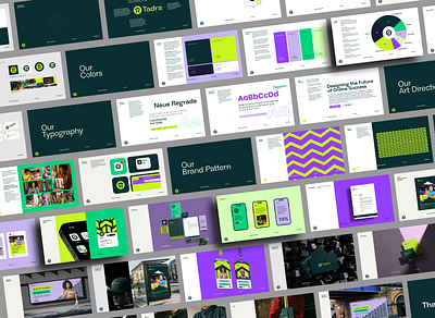 Tadra Brand Guidelines 3d ai animation brand design brand guidelines brand identity branding ecommerce graphic design guidelines logo logo design motion graphics pattern shopify tadra ui visual design visual idenity website