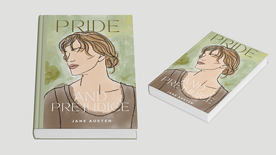 Pride and Prejudice Book Covers book cover book cover design book cover illustration editorial editorial design illustration pride and prejudice romance illustration watercolor