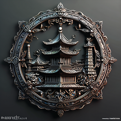 Pagoda 3d animation branding graphic design logo motion graphics