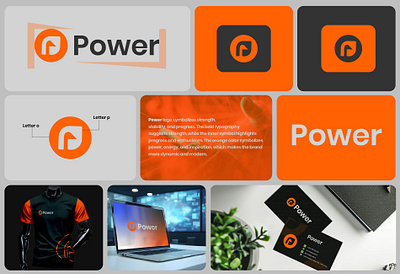 Power Vision branding graphic design logo
