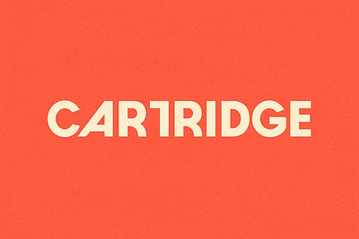 Cartridge — 80s video game font bold branding cartridge — 80s video game font design font geometric font illustration modern retro rough font serif vintage vintage font