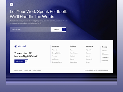 Website Footer UI concept design cta section footer footer design footer experiment footer layout footer links footer section footer ui footers minimal saas saas website footer site footer web design website website footer