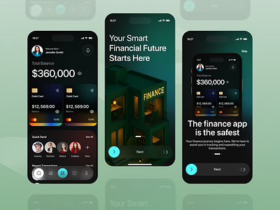 Finance mobile application ui design application banking blockchain clean ui crypto app cryptocurrency design digital wallet exchange finance finance ui fintech mobile app mobile ui modern ui payments ui ui designer ux wallet ui