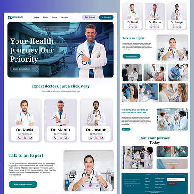 Medical HealthCare Website Online Consulting Landing Page consultation doctor app ui doctor appointment figma health healthcare healthcare app healthcare dashboard healthcare landing page healthcare website healthcare website design healthy hospital app lading pages mdical doctor website medical app medical care nutrition ui ux