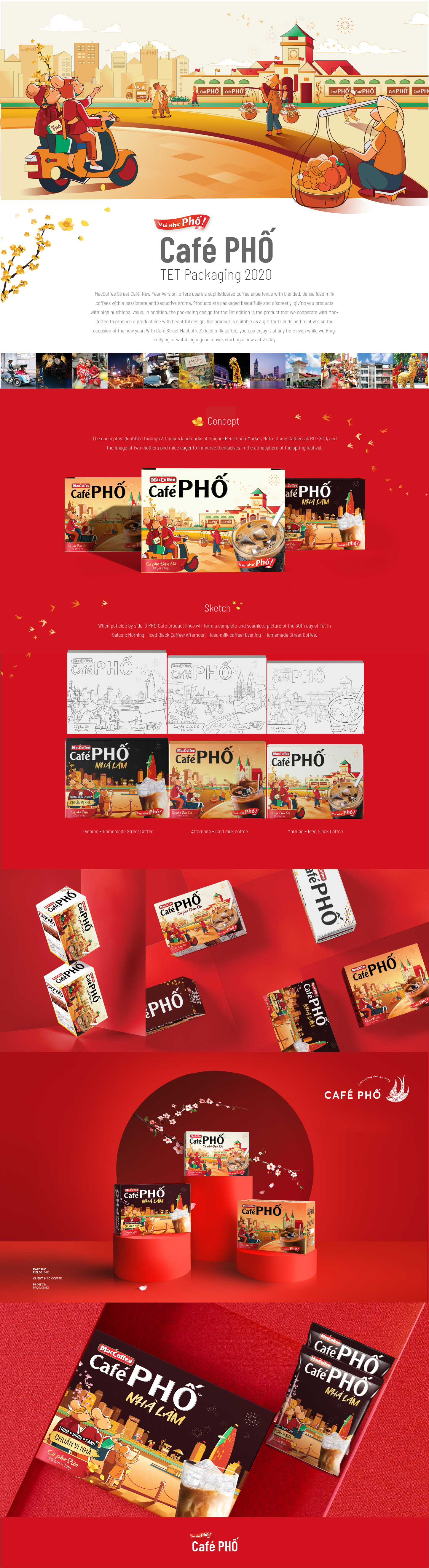 Café Phố - Tet 2020 Packaging Design
