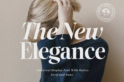 The New Elegance Font bold type branding design display font display type elegant serif fonts graphic design illustration logo modern serifs serif fonts the new elegance font type design ui