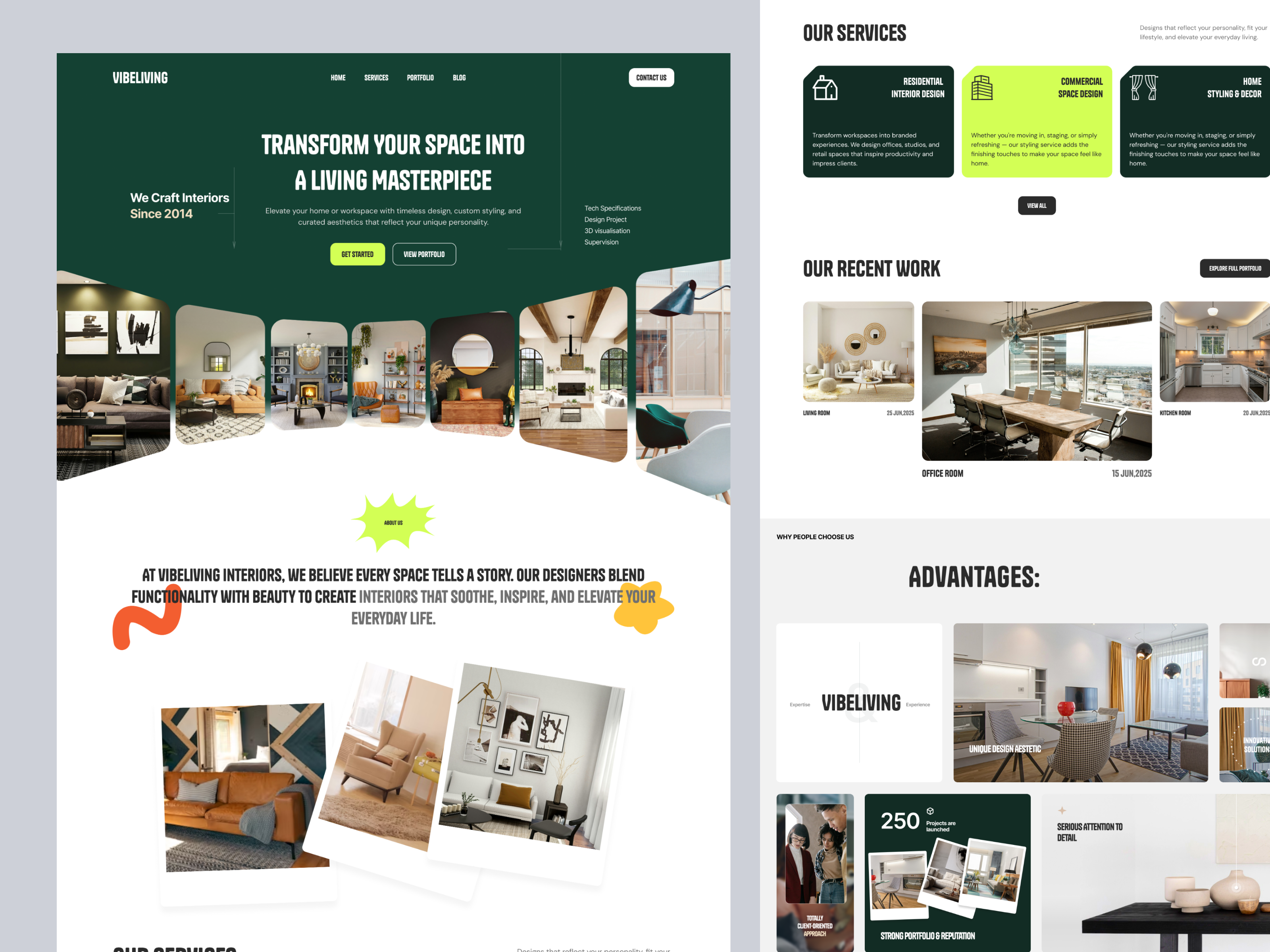 Example of Custom Website Design