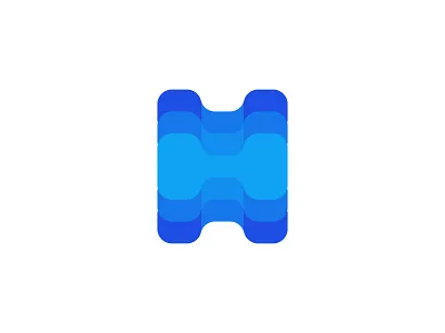Letter H logo blockchain h hhh initial letter h toy company