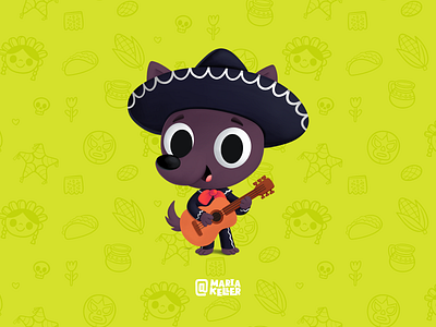🎺🐕 Mariachi Xolo — Character Design for Brands brandidentity branding cartoon style character design children cute character dribbble illustration kidlitart mariachi mariakellerart mascot mascot design messico xolo