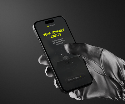 Skywings Air air airline airport dark mobile ui ux