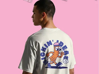 Kickin' Ideas - Mascot and Brand Concept artist brand identity character character design creative design design inspiration design process design studio digitalart graphic design illustration kick logo logo design pencil symbol vector vector art