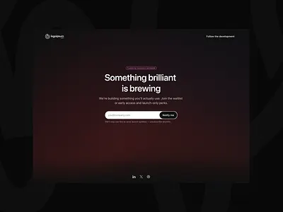 DailyUI Challenge #048 — Coming Soon app branding coming soon dailyui design graphic design launch ui
