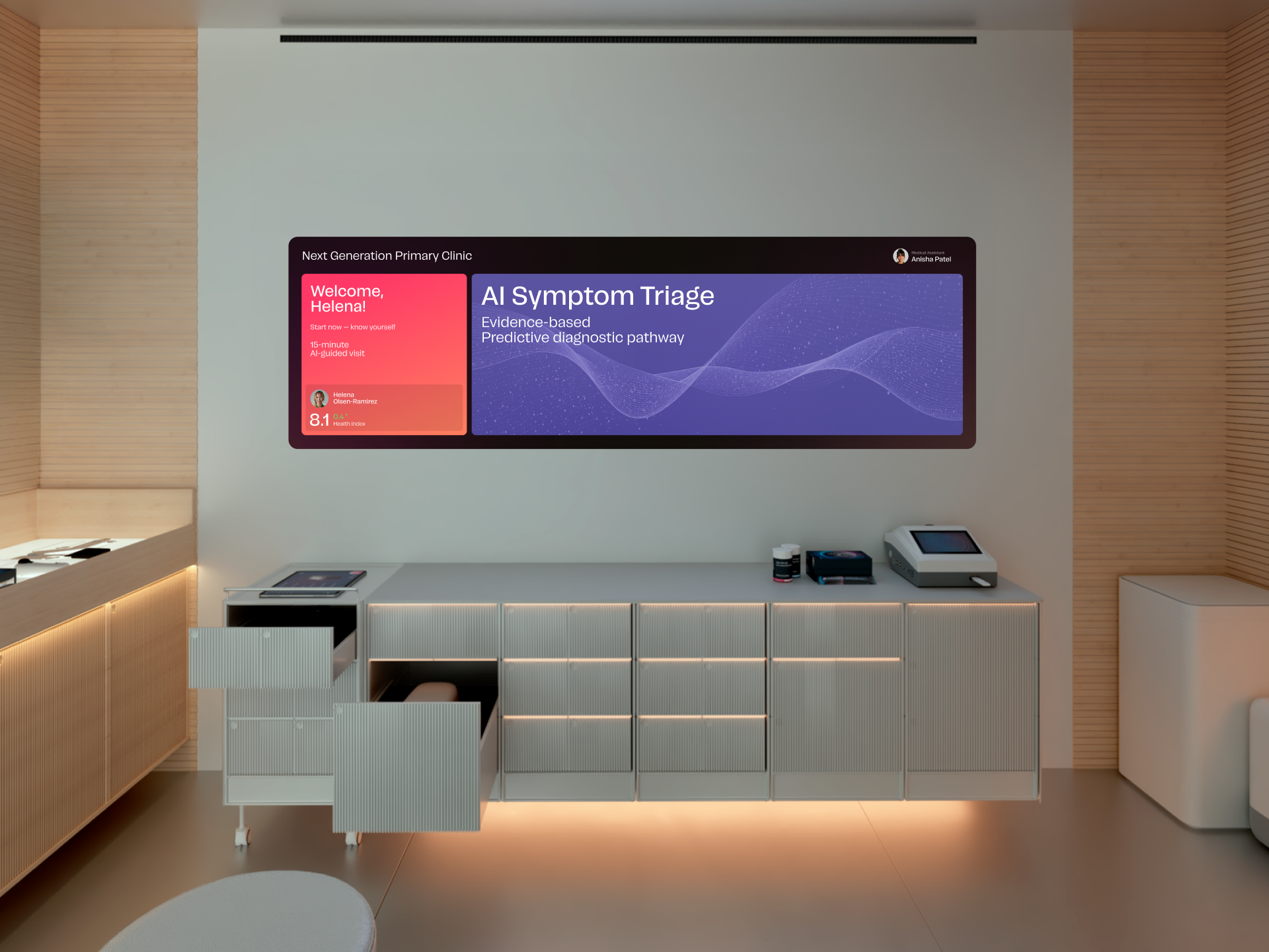 Clinic TV Desktop Interface by Oleg Vishnevsky on Dribbble
