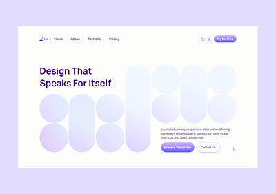 Hero section Design app branding design graphic design illustration logo typography ui ux vector website