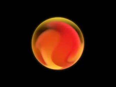Loading orb after effects animation design glass gradient graphic design loading logo motion graphics orange prototype ui ux yellow