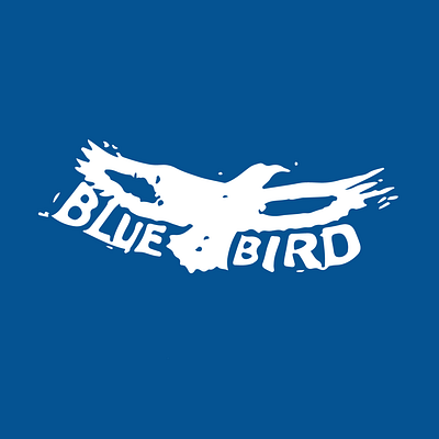 Blue Bird Writers Round (Logo and Brand Design) branding graphic design lino cut logo