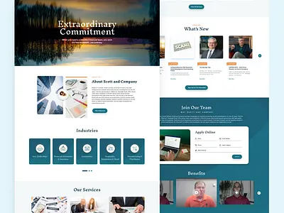 Website Design For An Accounting Firm branding graphic design logo ui