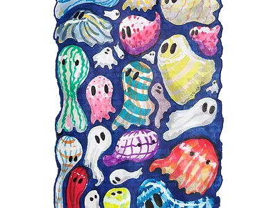 Inclusive Ghosts halloween happy halloween