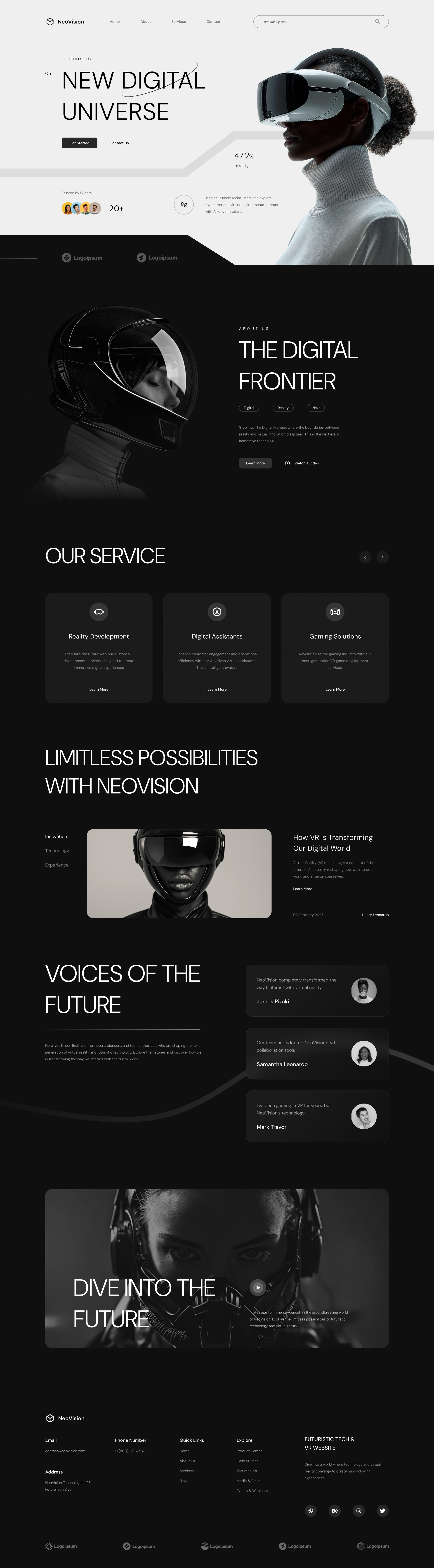 Modern Website Design app design figma ui web design