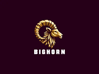 Bighorn Logo animal bighorn bighorn logo brand branding endurance goat grit ibex logo logo design power sheep sports strength wild