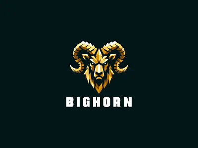 Bighorn Logo animal animal logo bighorn bighorn logo bighorn logo design brand branding endurance goat grit ibex logo logo design sheep sport strength wild