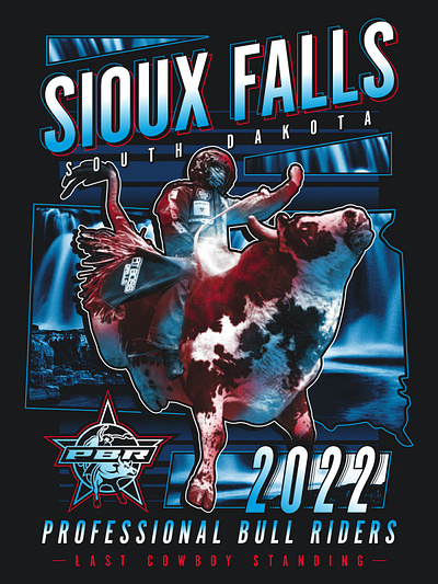 Sioux Falls SD Event Tee '22 branding design graphic design illustration logo vector