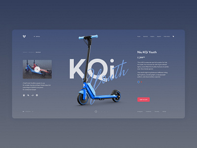 Scooter Website Design design gradient scooter screen ui uidesign uiux web webdesign website