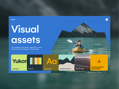 Brandbook interactif Yukon brand guidelines ui web design