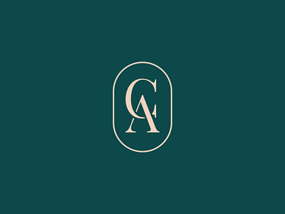 C+A Logo Design adobe illustrator brand brand identity brand logo clothing creative creative logo custom logo dribbble green lettering logo design logo mark logo presentation luxury marufiam modern logo visual identity
