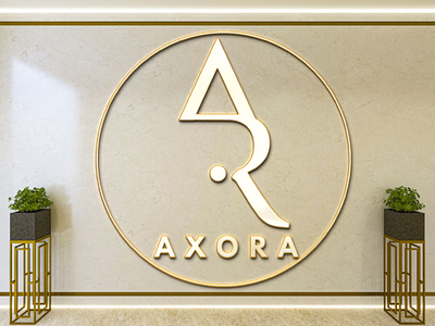 A X O R A 3d animation app app logo branding company logo design illustration logo logo design logos ui