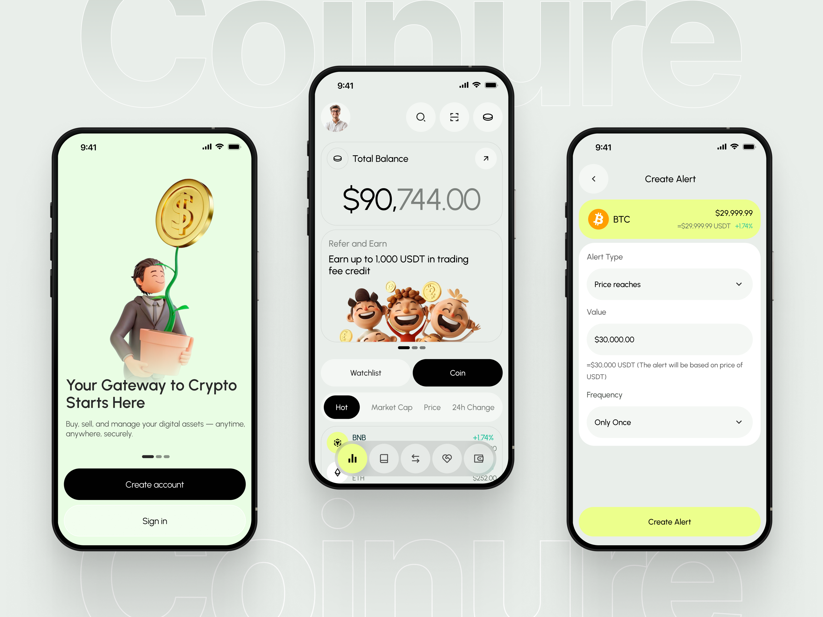 Crypto Trading App app design artxis banking app crypto app cryptocurrency app finance finance app mobile mobile app trading app transaction ui design wallet app