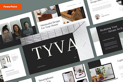 TYVA - Minimalist Powerpoint Template annual business clean corporate download google slides keynote pitch pitch deck powerpoint powerpoint template pptx presentation presentation template project report slidemaster slides template web