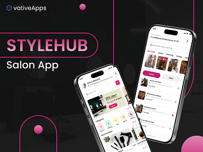 StyleHub – Salon App Design salon ux