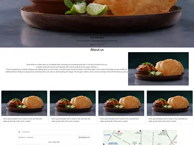 Resturante Website Desine